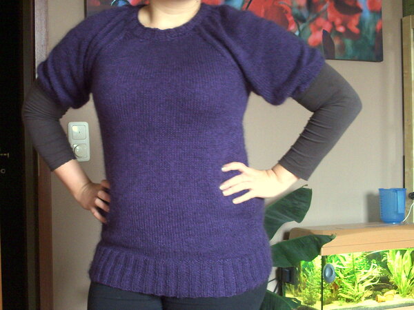 erster selbstgestrickter Pulli