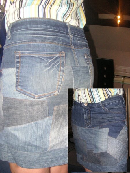 Reste Jeansrock