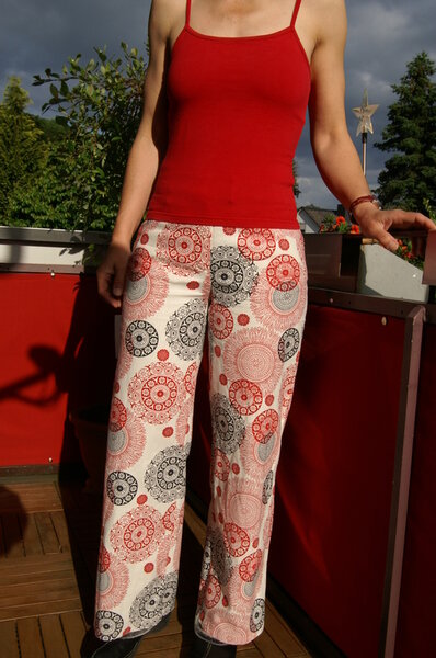 Blumige Buda-Hose 8087