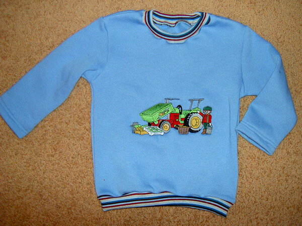 Pullover 1 mit Playmobilmotiv von Bernina