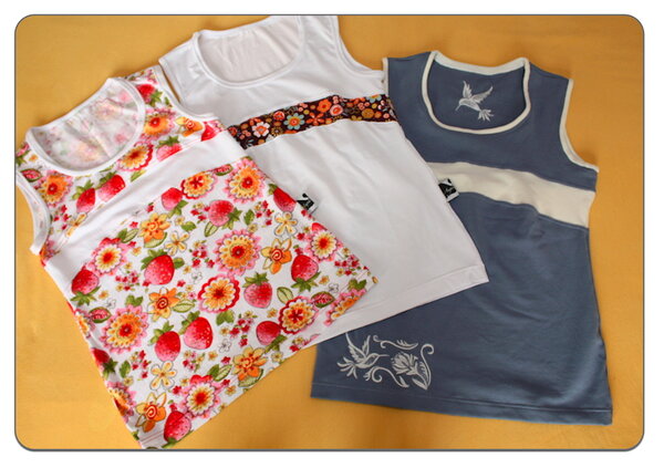 Tops nach Ottobre Woman 2/08