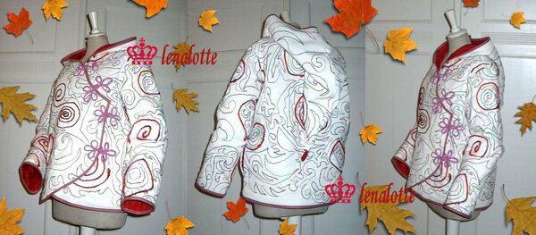 Textildesign: Feincordjacke mit Platz für den Babybauch