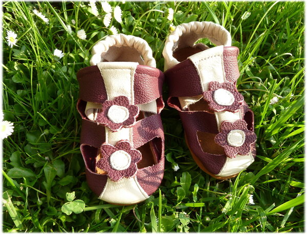 Krabbelschuhe-Sandalen