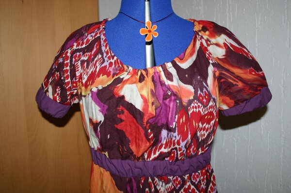 Hippie Kleid Burda 2/09  Nr.122