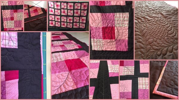 Quilt "chocolate & candy"