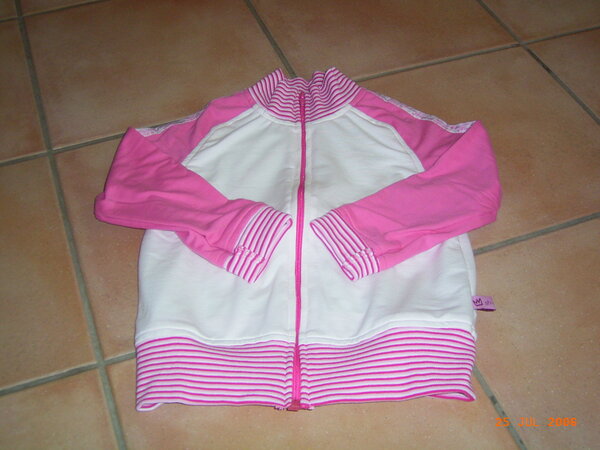 Sweatshirtjacke Vorderseite