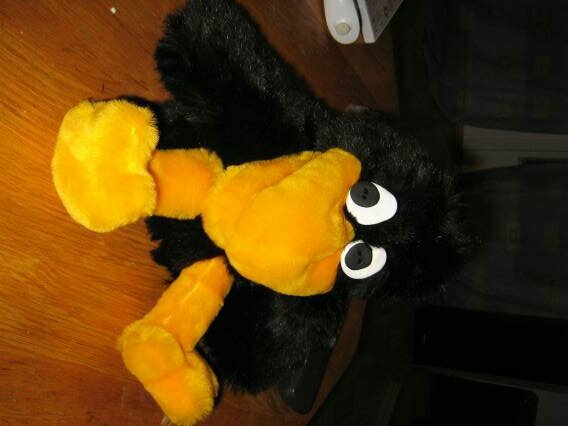 Rabenhandpuppe