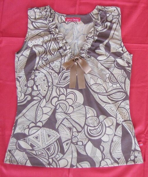 Raff-Shirt aus aktueller Knipmode