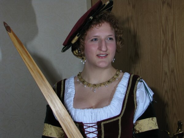 Barett zum deutschen Renaissancekleid