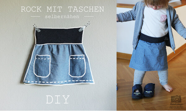 Kinderrock mit Taschen