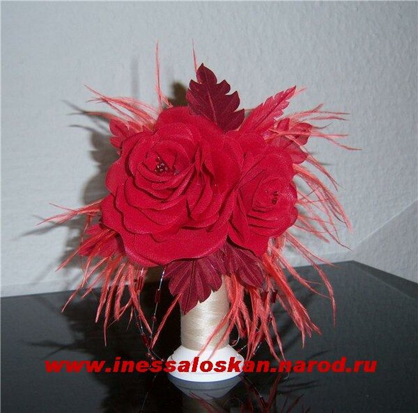 Stoffblumen von Inessa Loskan...mit Liebe gemacht!