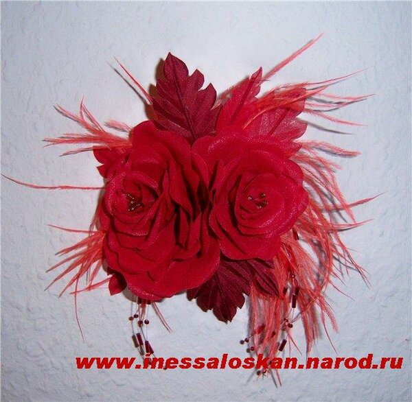 Stoffblumen von Inessa Loskan...mit Liebe gemacht!