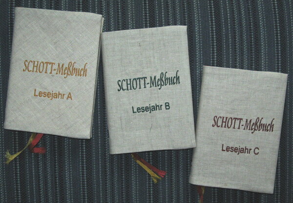 Buchhüllen für den Schott