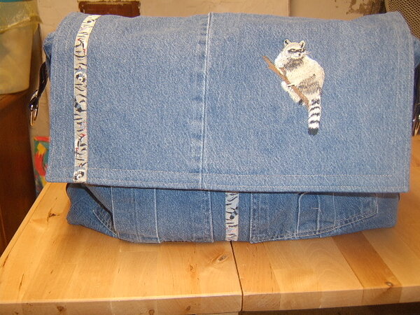 Tasche aus alter Jeans ohne Schnittmuster