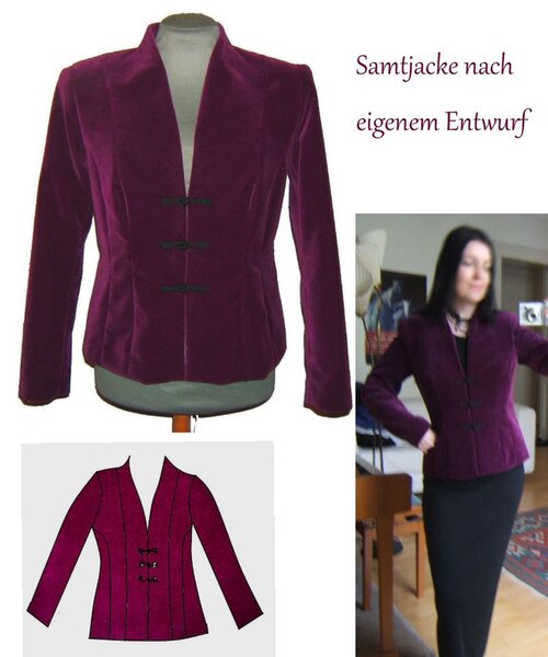 Konzertjacke aus Samt