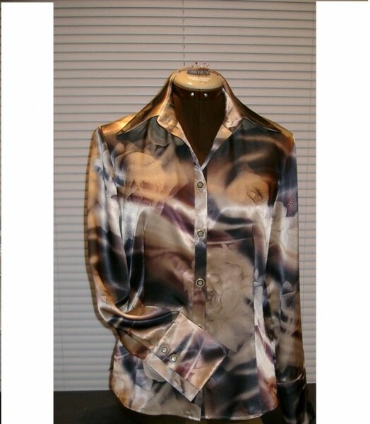 Satinbluse