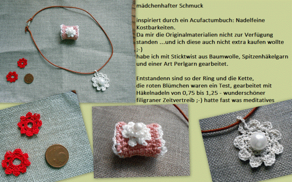 gehäkelter Schmuck