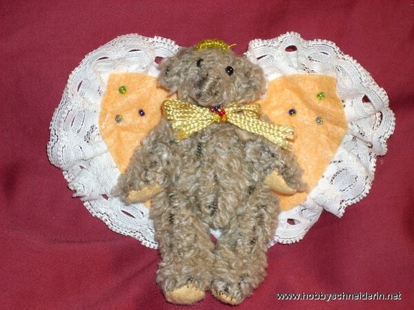 kleiner Schutzengelteddy, ca 12 cm groß