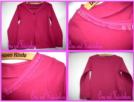 kleine Jerseyjacke in Größe 116