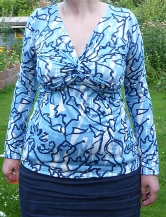 Knotenshirt Lissabon von Schnittquelle