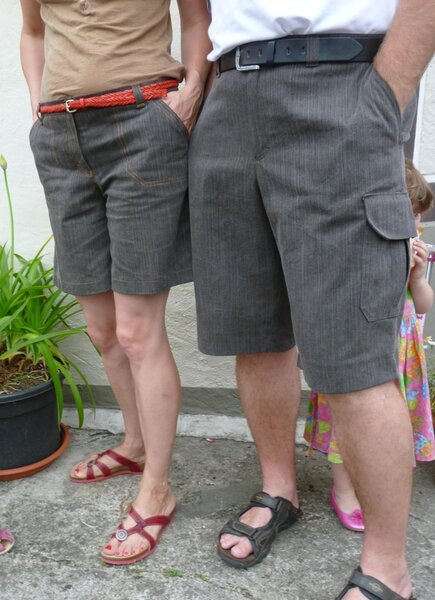 Shorts Herren, Gr.58, Schnittänderung Burda