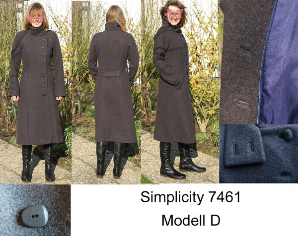 Mantel Simplicity 7461 Modell D
