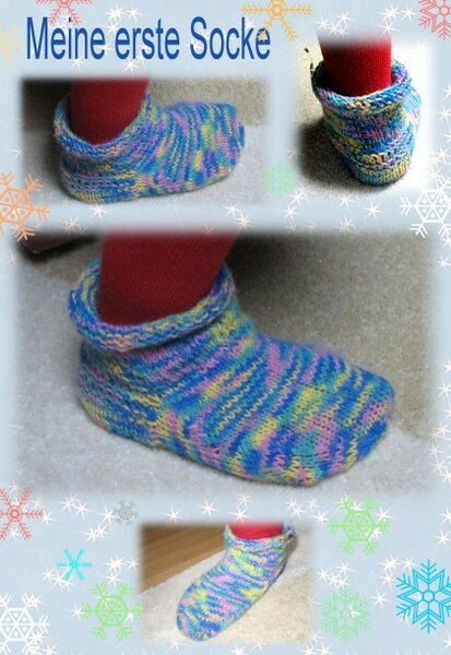 Meine allererste Socke
