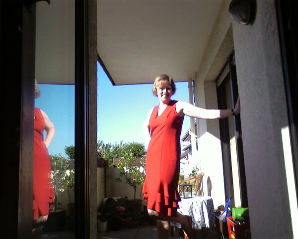 Rotes Kleid
