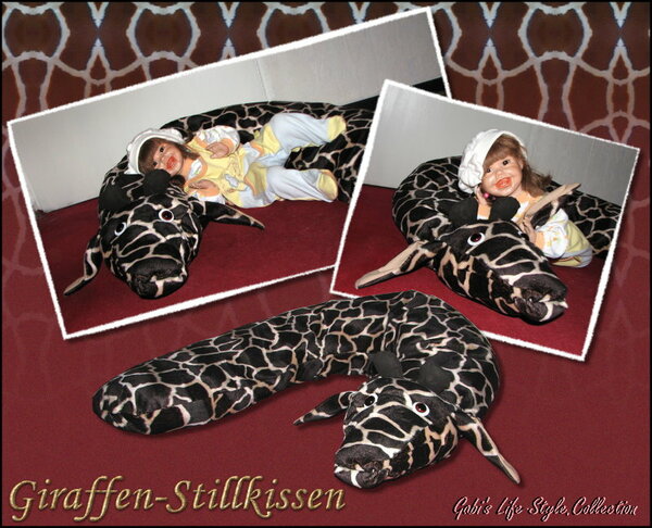 Giraffen-Stillkissen