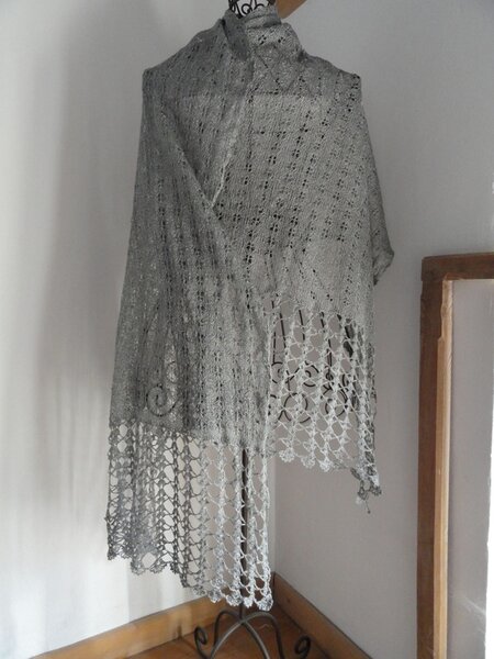 Stola in silber