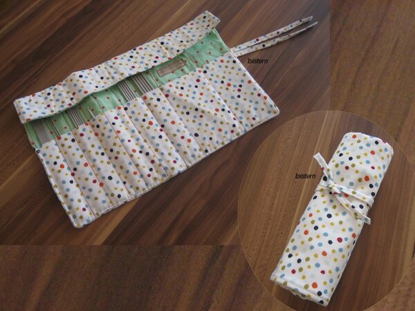 Stricknadelrolle / Stricknadeletui