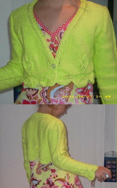 Strickt-Jacke