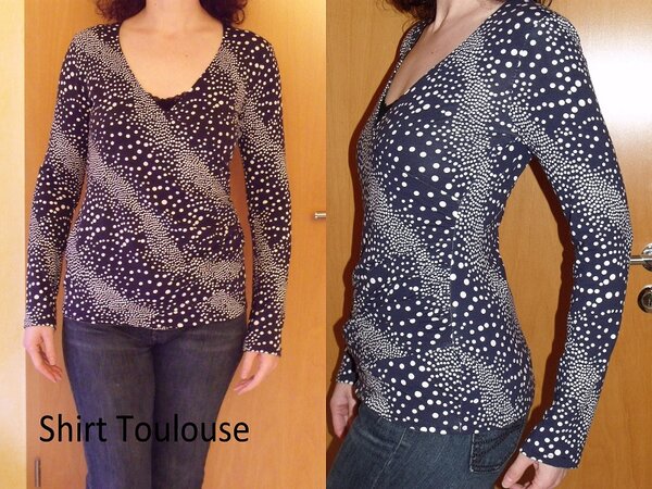 Shirt "Toulouse" von Schnittquelle