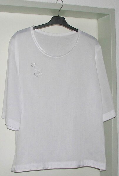 transparente Sommer-Schlupfbluse