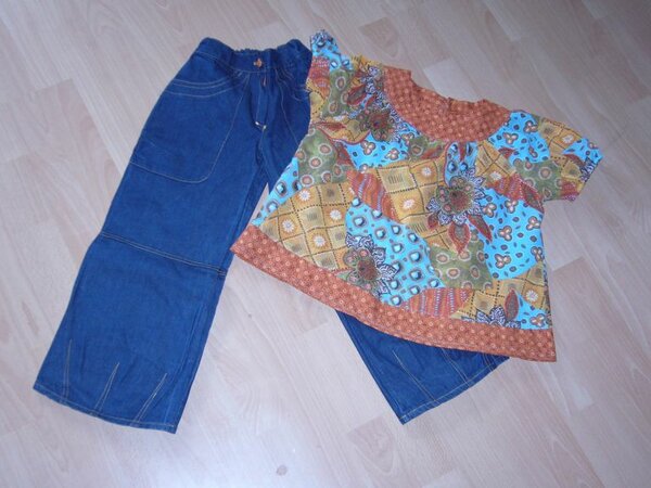 Jeans und Tunika