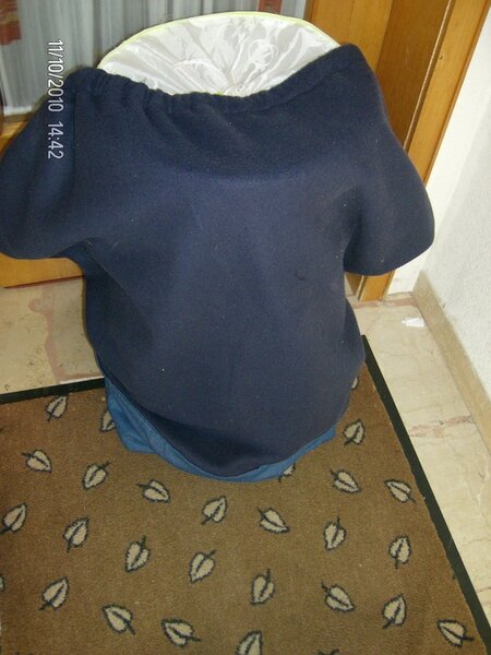 Beinschutz für Rollstuhl - Prototyp
