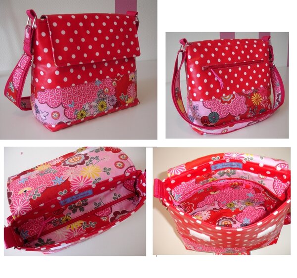 Tasche aus Wachstuch