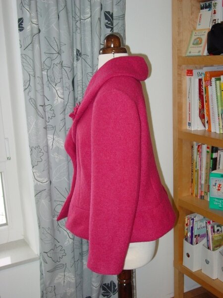 Walkjacke von der Seite