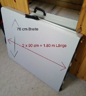 Zuschneidetisch klappbar