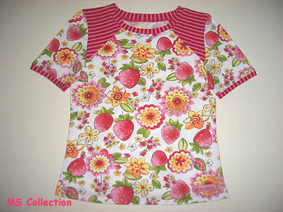 Antonia-Shirt im Erdbeermix