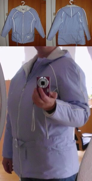 Die "blasslilane" Jacke