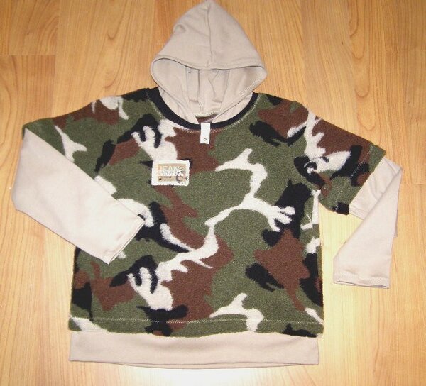 Boucle-Pulli Camouflage