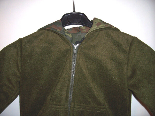 Burda-Kapuzenjacke, Grösse 98, Detail