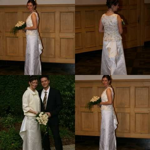 Hochzeitsoutfit nach Burda 7919 und 09-2007 Mod 106