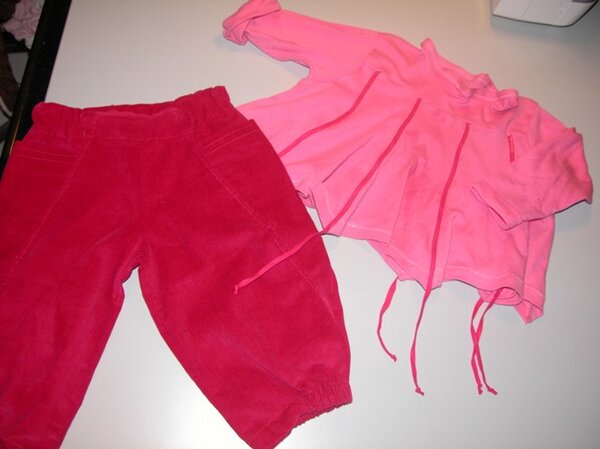 Cordhose mit Zipfelpulli