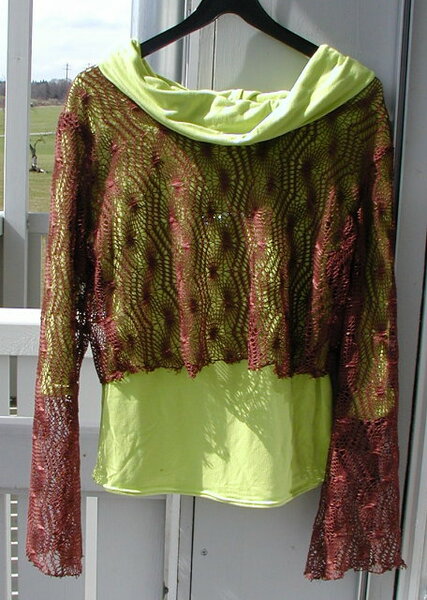Crochet-Pulli und Onion-Shirt