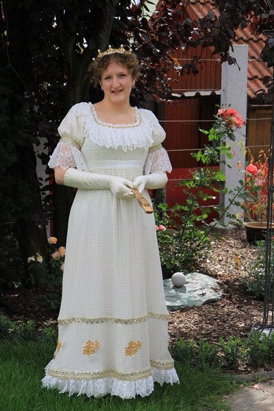 Regencyballkleid von 1820