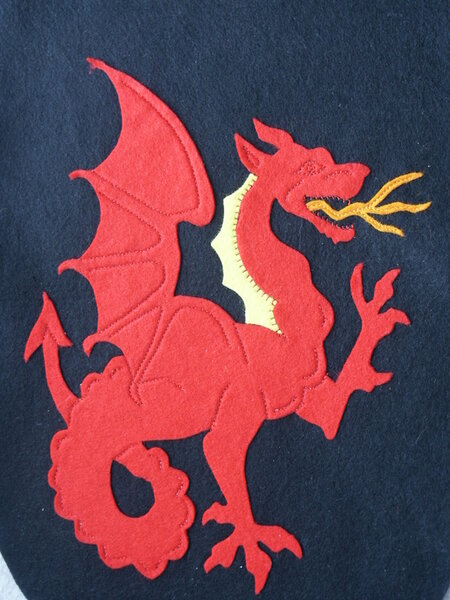 Drachenapplikation