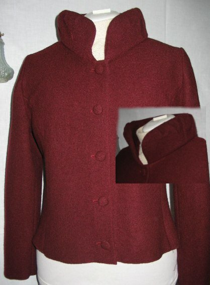 rote walkjacke