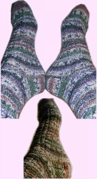 Februar: Menehune Cobblestone Socken